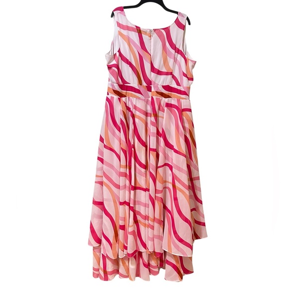 JESSICA LONDON pink sleeveless full skirt maxi dress size 22 - Picture 5 of 9